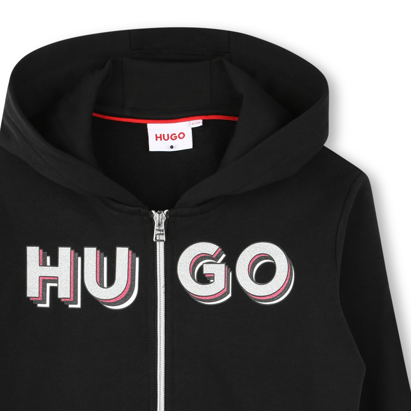 Zip-Up Hooded Sweatshirt HUGO 
                    GIRL