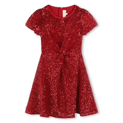 Sequin Zip-Up Dress MICHAEL KORS GIRL