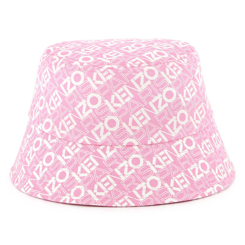 Printed cotton bucket hat KENZO KIDS 
                        UNISEX
