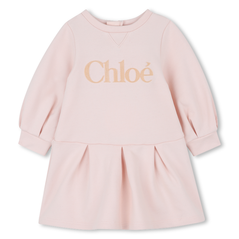 Cotton fleece dress CHLOE 
                        GIRL