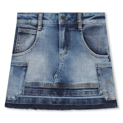 Worn-Look Denim Skirt MARC JACOBS GIRL