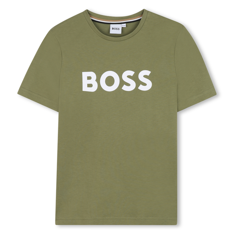 Short-sleeved cotton T-shirt BOSS 
                        BOY