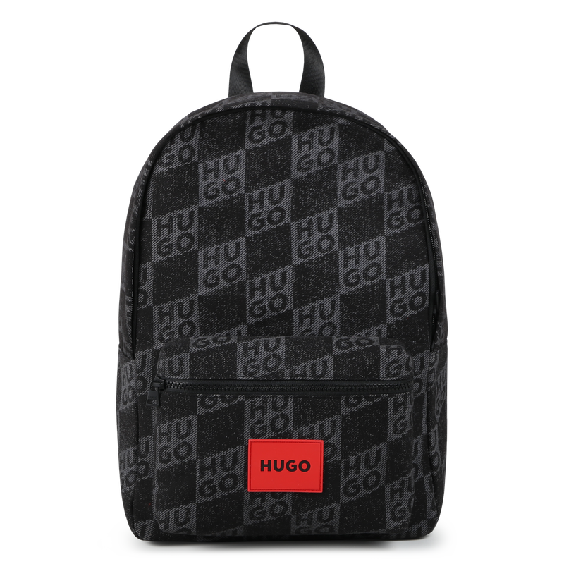Printed Fabric Backpack HUGO 
                    BOY