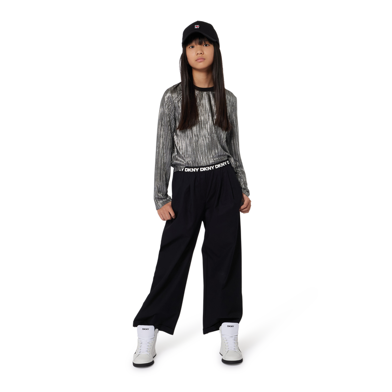 Cotton Party Trousers DKNY 
                    GIRL