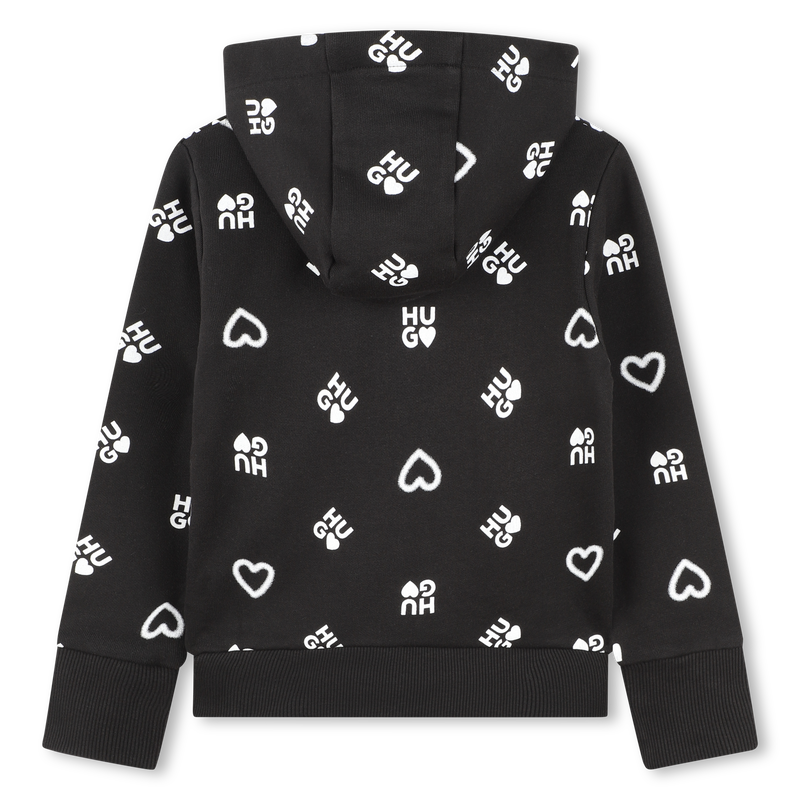 Hooded zip-up sweatshirt HUGO 
                    GIRL