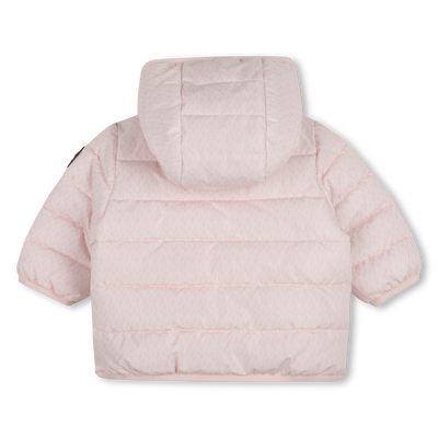 Hooded down jacket MICHAEL KORS GIRL