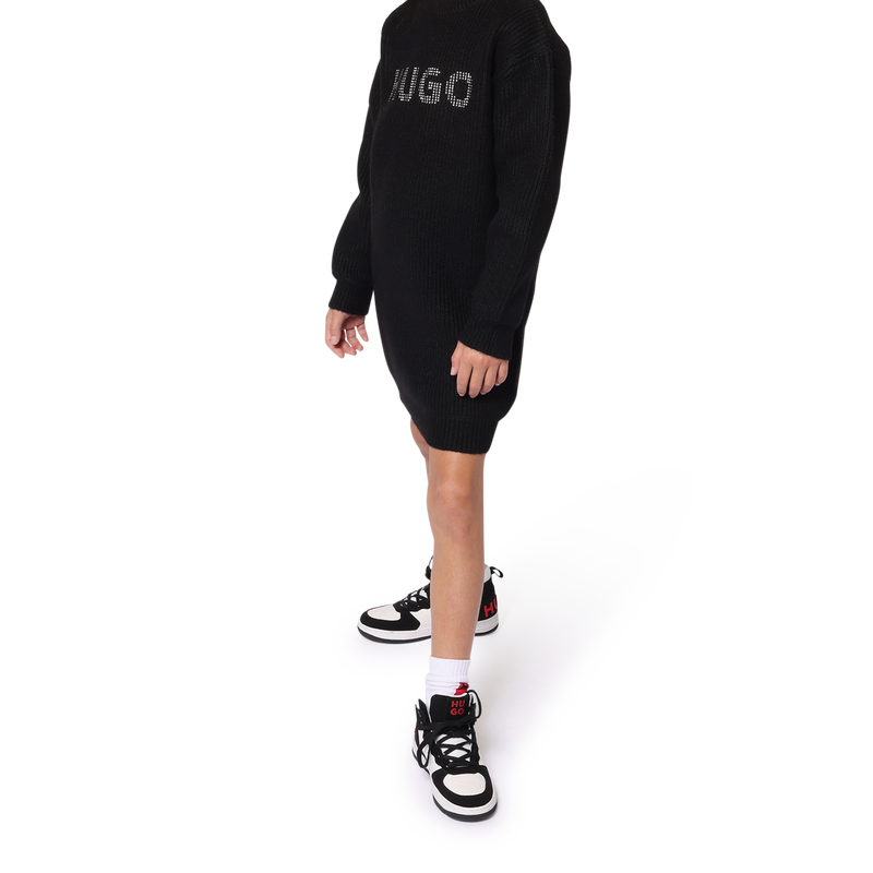 Studded Sweater Dress HUGO 
                        GIRL