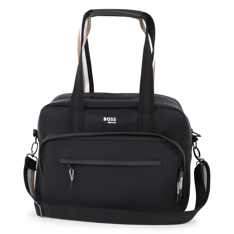 Diaper bag with tricolor laces BOSS 
                    UNISEX