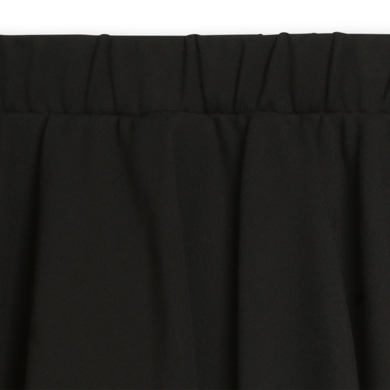 Shiny printed skater skirt