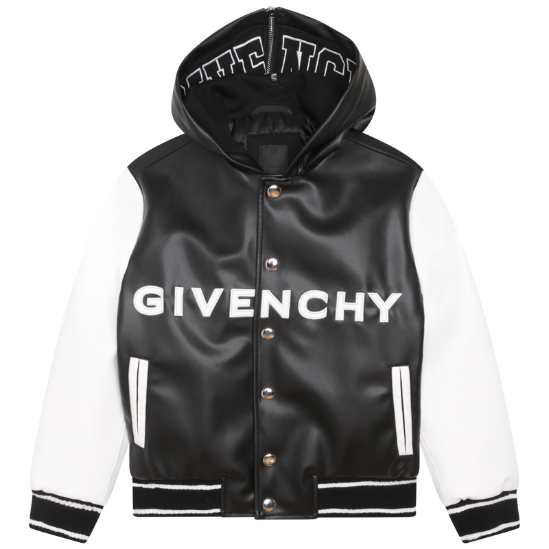 GIVENCHY Zipped hood varsity jacket