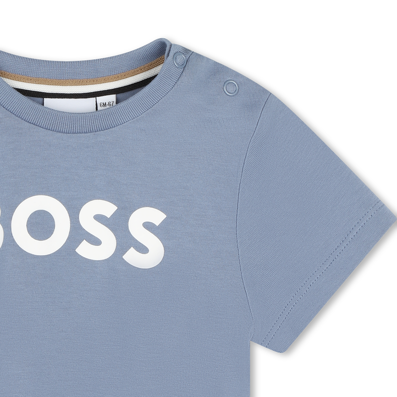 Cotton Logo T-Shirt BOSS 
                    BOY