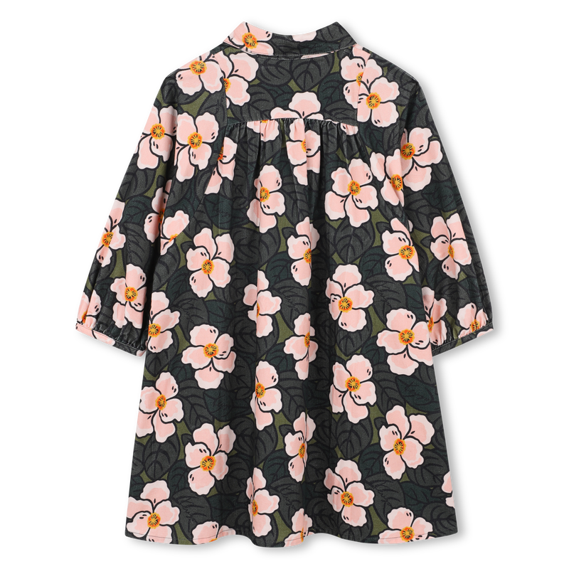 Long puff sleeve dress KENZO KIDS 
                    GIRL