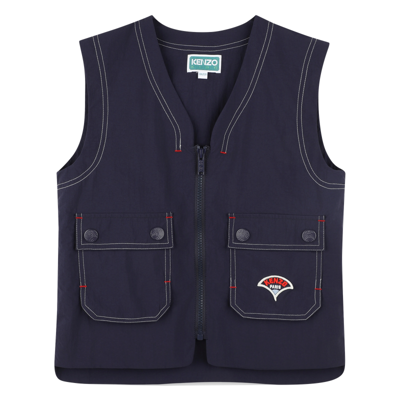 Zip-up vest KENZO KIDS 
                        BOY