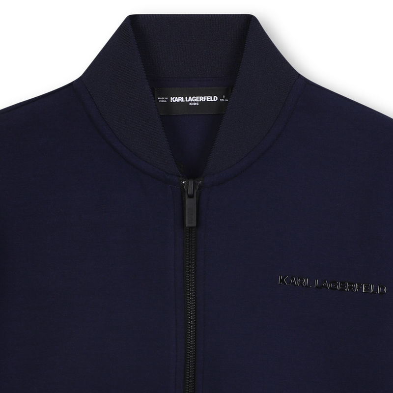 Double jersey cardigan KARL LAGERFELD KIDS 
                        BOY