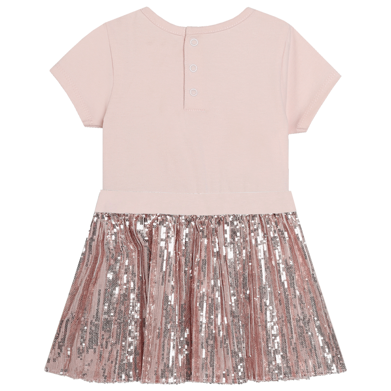 Decorative Two-Material Dress MICHAEL KORS 
                    GIRL