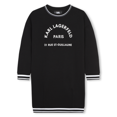 Straight Two-Tone Dress KARL LAGERFELD KIDS GIRL