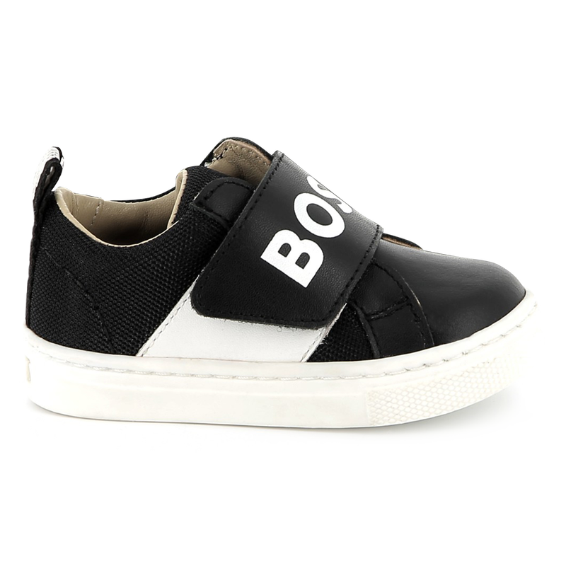 Leather Velcro sneakers BOSS 
                        BOY