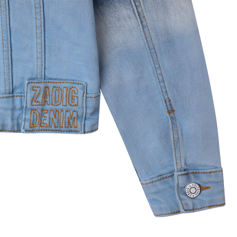 ZADIG VOLTAIRE Zipped denim jacket