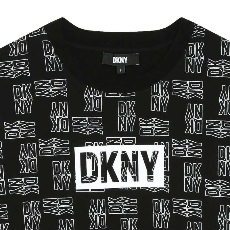 Printed fleece sweatshirt DKNY 
                    UNISEX