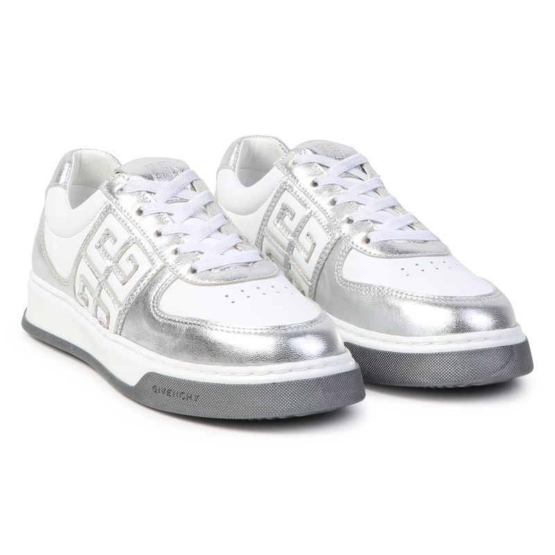 GIVENCHY Lace Up Leather Sneakers