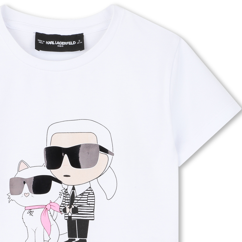 Short-Sleeved T-Shirt KARL LAGERFELD KIDS 
                        GIRL