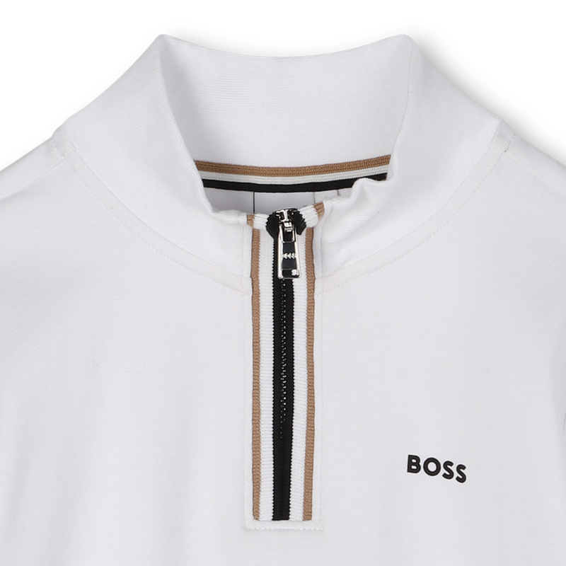 Zip-up stand-up sweatshirt BOSS 
                    BOY