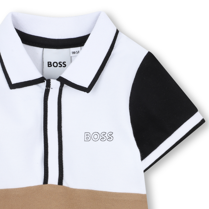 Color Block Romper BOSS 
                        BOY