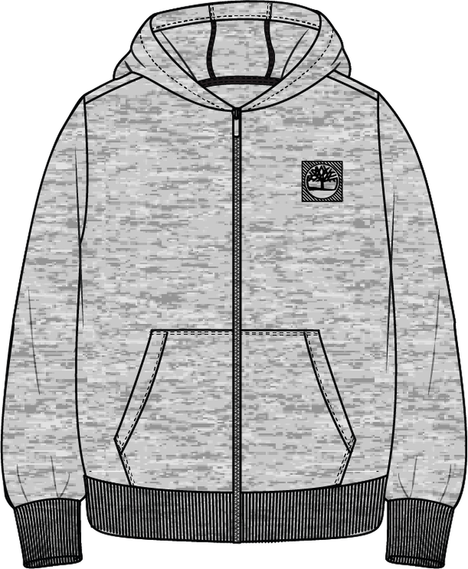 Fleece hooded cardigan TIMBERLAND 
                    BOY