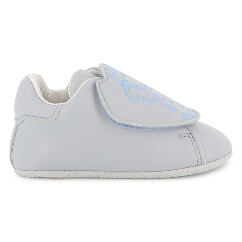 Baby booties in cowhide leather KENZO KIDS 
                    UNISEX