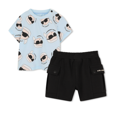Shorts Outfit Set KARL LAGERFELD KIDS BOY