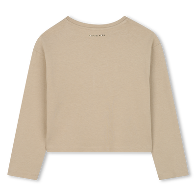 Long-sleeved jersey T-shirt MICHAEL KORS GIRL