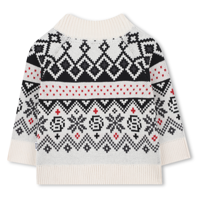 Stand-up collar cardigan BOSS 
                        BOY