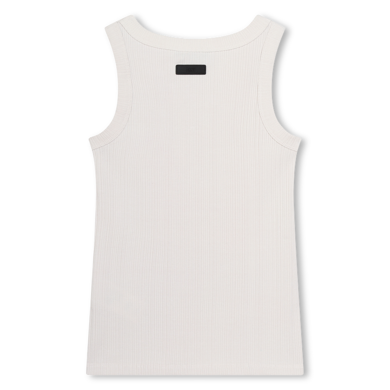 Cotton tank top DKNY 
                    GIRL