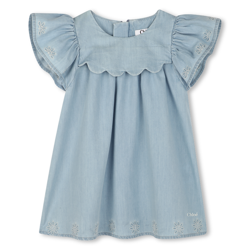 Denim dress with embroidery CHLOE 
                    GIRL