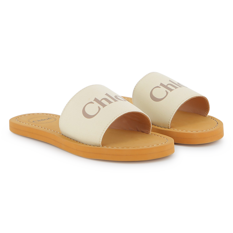 Sheepskin Leather Slides CHLOE 
                        GIRL