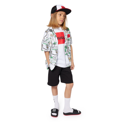 Short-sleeved cotton T-shirt HUGO BOY