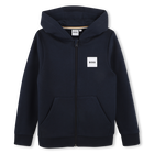 Jogging cardigan, NAVY, hi-res