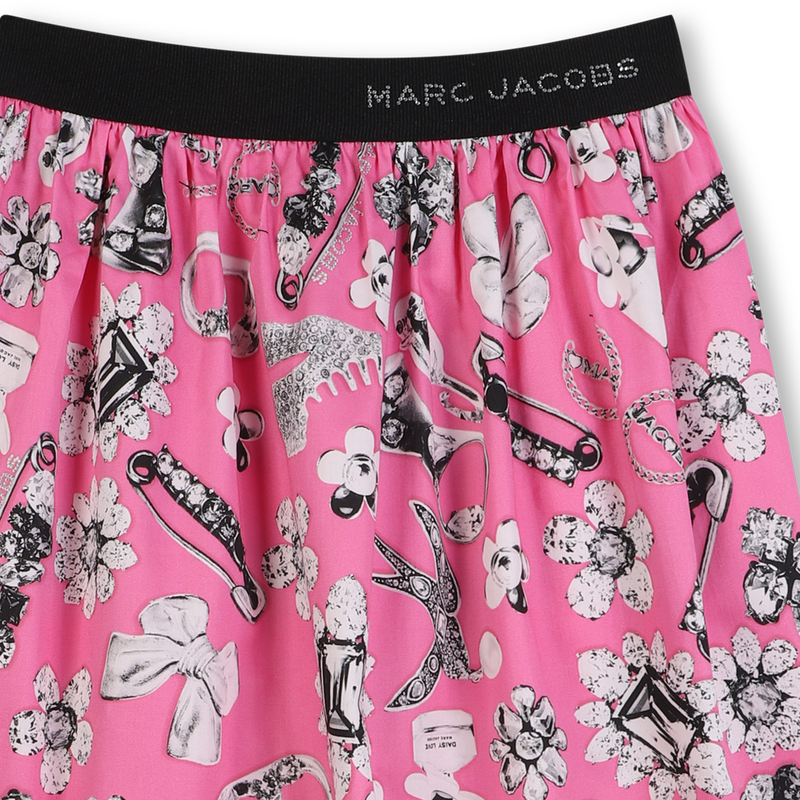 Cotton satin skirt MARC JACOBS 
                        GIRL
