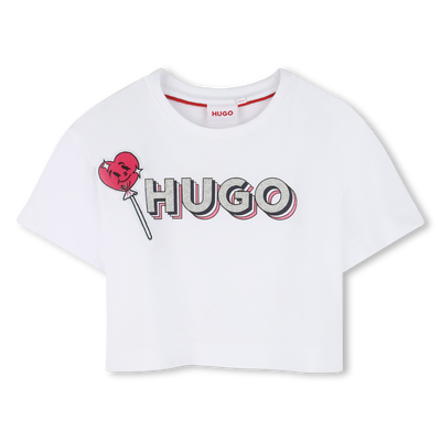 Sequined Patch T-Shirt HUGO GIRL