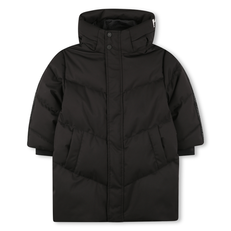 Hooded down jacket KARL LAGERFELD KIDS 
                        BOY