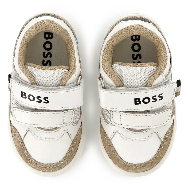 Leather Velcro sneakers BOSS 
                        BOY