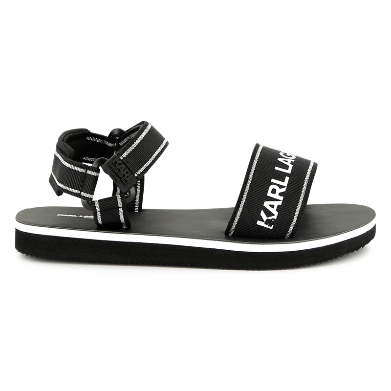 Light Velcro sandals KARL LAGERFELD KIDS 
                        GIRL