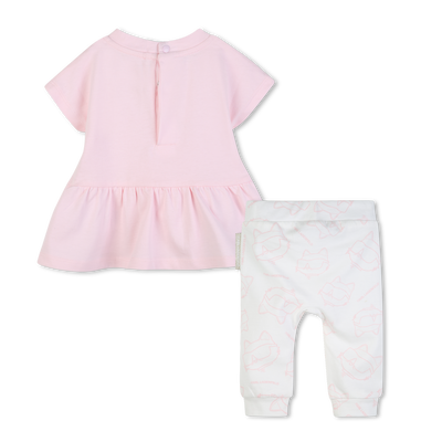 Soft Jersey Outfit Set KARL LAGERFELD KIDS GIRL