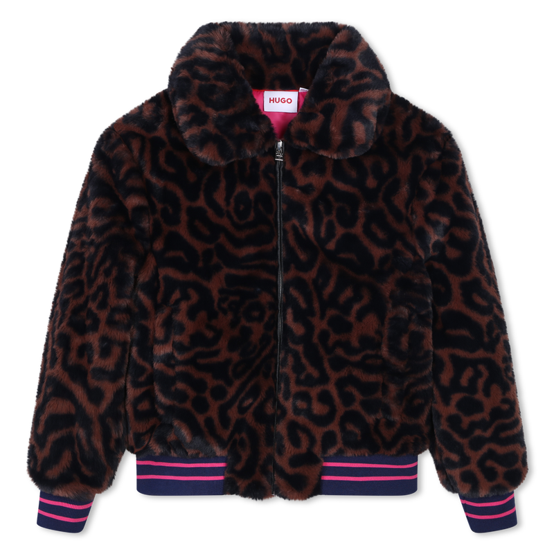 Zip-Up Polar Fleece Jacket HUGO 
                    GIRL