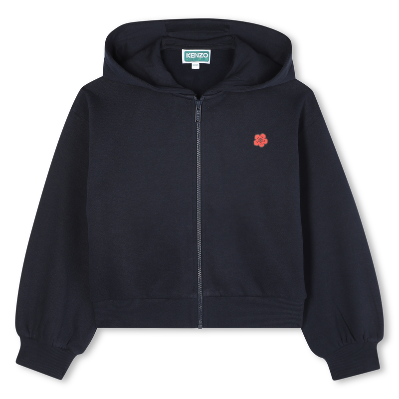 Fleece cardigan and trouser set KENZO KIDS 
                    GIRL
