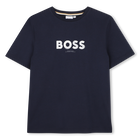 Short sleeve t-shirt, NAVY, hi-res