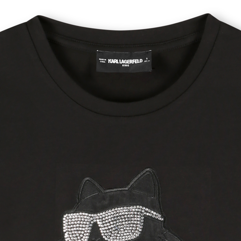 Short-sleeved T-shirt KARL LAGERFELD KIDS 
                        GIRL