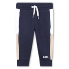 Fleece sweatpants, NAVY, hi-res