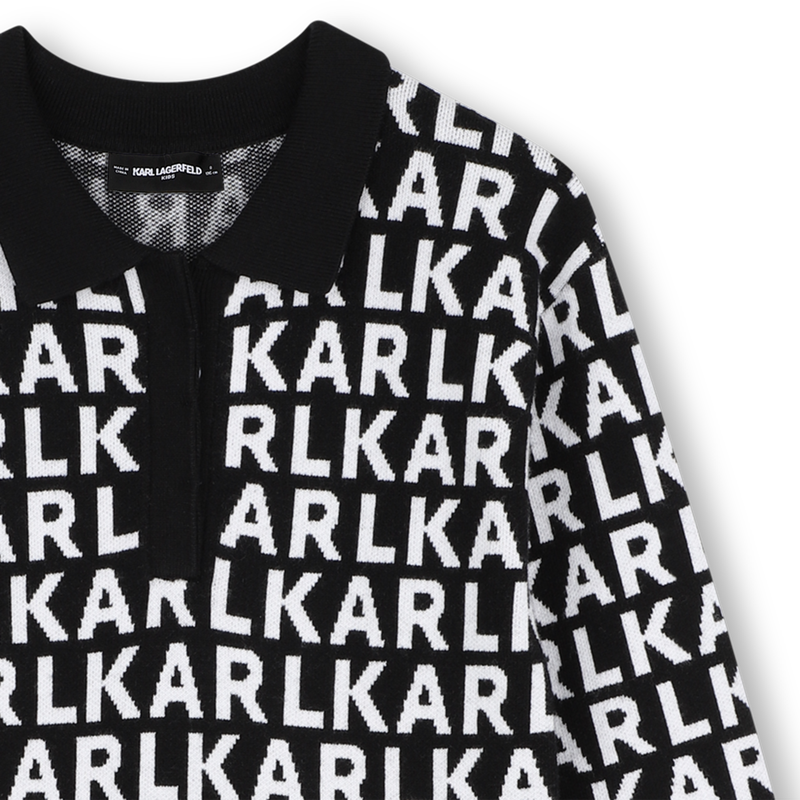 Polo dress KARL LAGERFELD KIDS 
                        GIRL