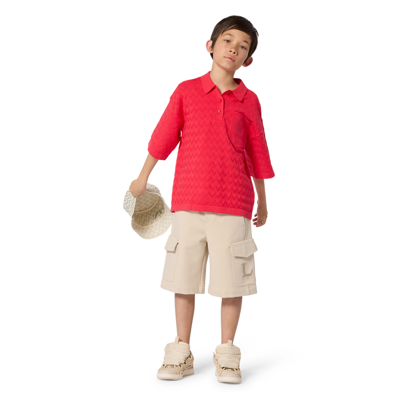 Chevron Print Polo LANVIN 
                        BOY